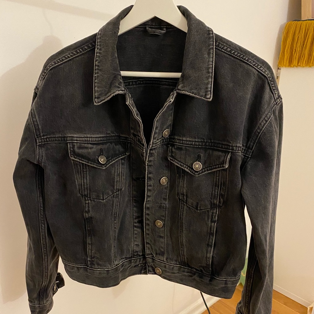 Top Shop Black Denim Jacket